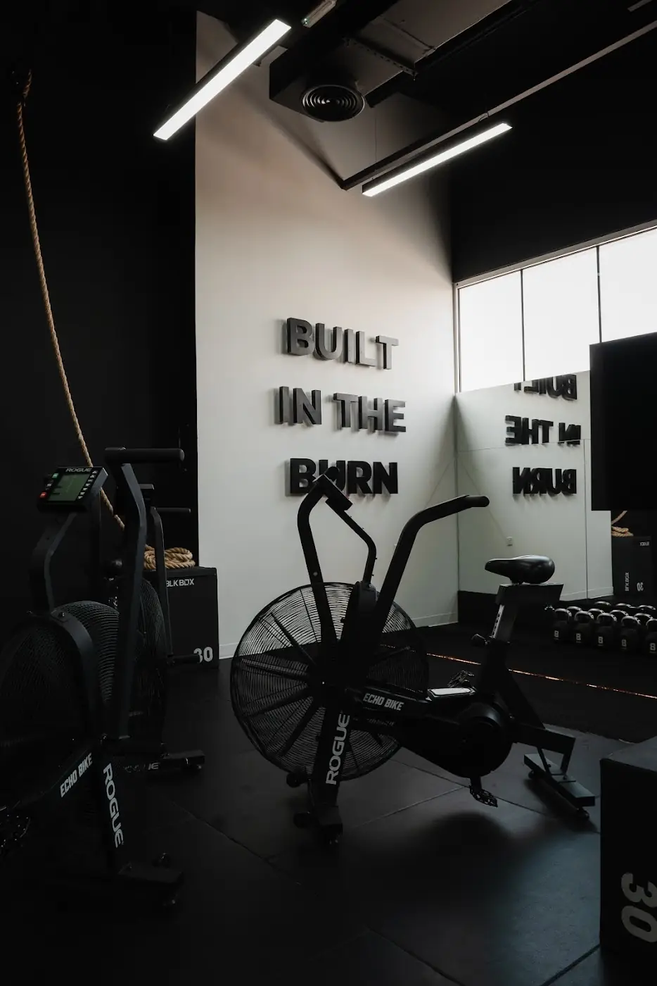 Built in the burn sign at GRIT Studios